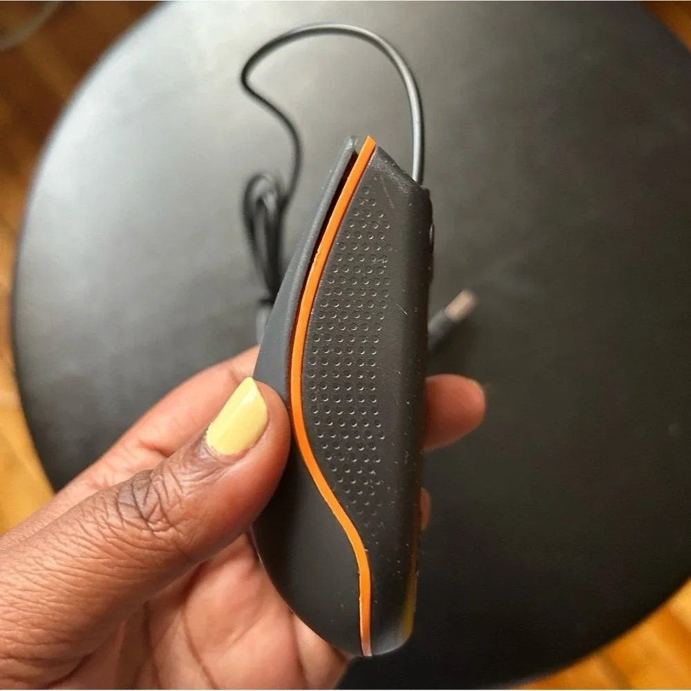 Lenovo USB Optical Mouse M30 Wired Black Orange Witchy Gaming Accessory Minimal